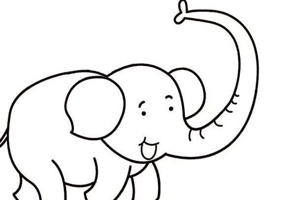 大象簡(jiǎn)筆圖片