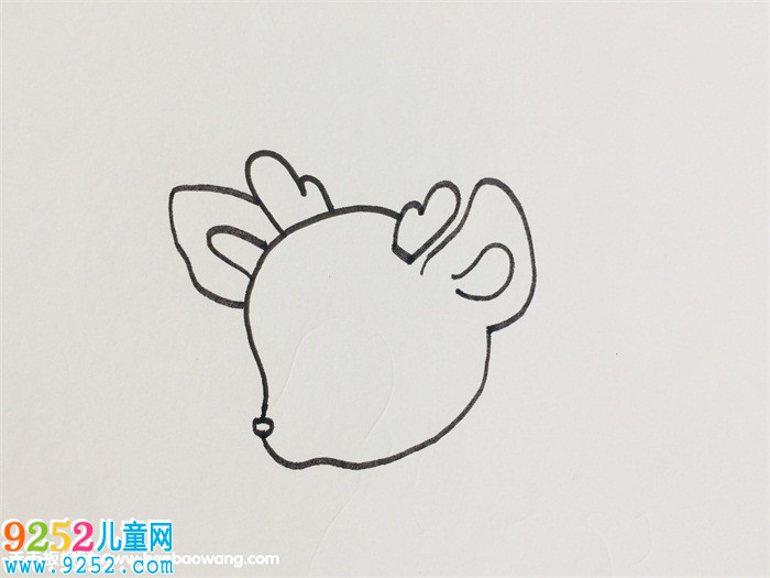 一步一步教我畫梅花鹿