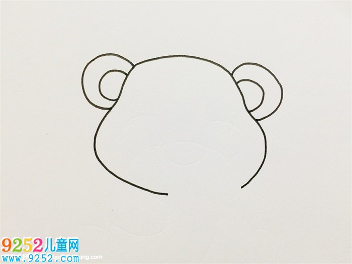 怎么畫熊貓吃竹子