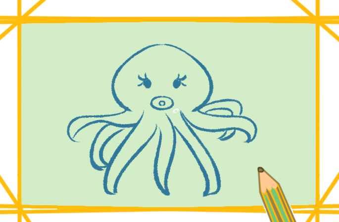 丑丑的章魚(yú)上色<a href=http://www.inspiredelm.com/jianbihua/ target=_blank class=infotextkey>簡(jiǎn)筆畫(huà)</a>要怎么畫(huà)
