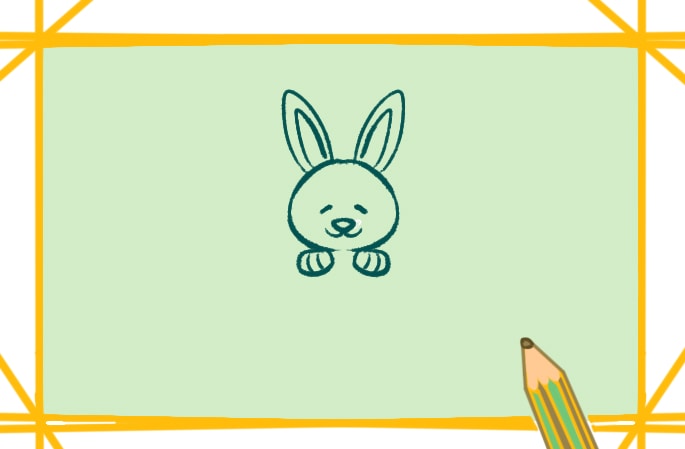 大耳朵小白兔<a href=http://www.inspiredelm.com/jianbihua/ target=_blank class=infotextkey>簡筆畫</a>圖片怎么畫