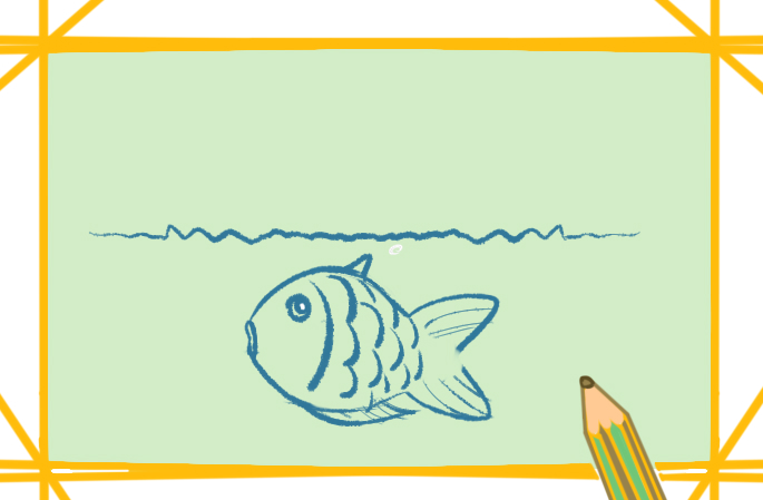 水里的金魚上色<a href=http://www.inspiredelm.com/jianbihua/ target=_blank class=infotextkey>簡筆畫</a>要怎么畫