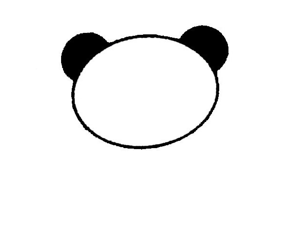 熊貓兒童簡(jiǎn)筆步驟