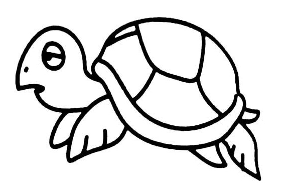 簡(jiǎn)單可愛小烏龜簡(jiǎn)筆