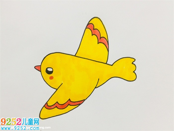 飛鳥怎么畫簡單又好看