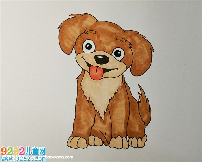 小狗<a href=http://www.inspiredelm.com/jianbihua/ target=_blank class=infotextkey>簡筆畫</a>步驟