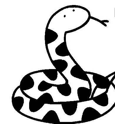 十二生肖蛇動(dòng)物簡(jiǎn)筆