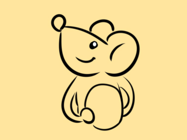 鼠年手抄報(bào)元素簡筆畫怎么畫？