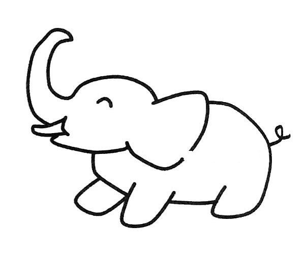 大象<a href=http://www.inspiredelm.com/jianbihua/ target=_blank class=infotextkey>簡(jiǎn)筆畫(huà)</a>圖片大全，可愛(ài)的大象<a href=http://www.inspiredelm.com/jianbihua/ target=_blank class=infotextkey>簡(jiǎn)筆畫(huà)</a>