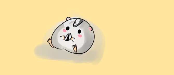 可愛(ài)的小倉(cāng)鼠簡(jiǎn)筆怎么畫(huà)