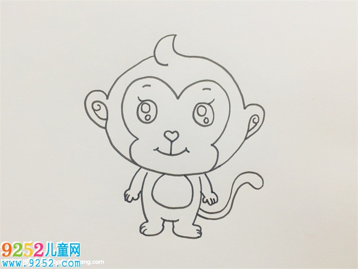 金絲猴怎么畫