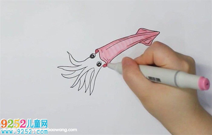 烏賊<a href=http://www.inspiredelm.com/jianbihua/ target=_blank class=infotextkey>簡(jiǎn)筆畫(huà)</a>