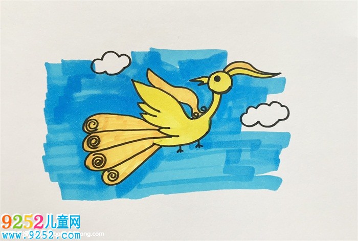 鳳凰怎么畫(huà)簡(jiǎn)單又漂亮