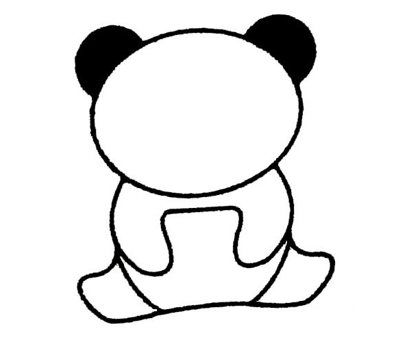熊貓兒童簡(jiǎn)筆步驟