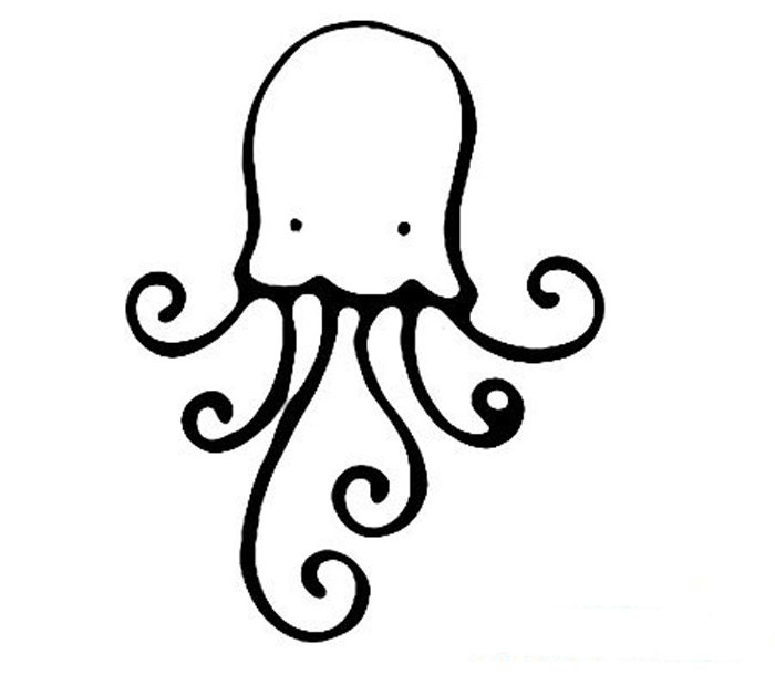 章魚<a href=http://www.inspiredelm.com/jianbihua/ target=_blank class=infotextkey>簡筆畫</a>圖片