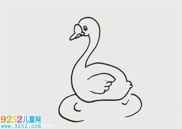 天鵝怎么畫