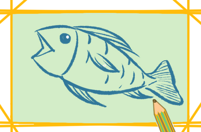 漂亮的魚上色<a href=http://www.inspiredelm.com/jianbihua/ target=_blank class=infotextkey>簡(jiǎn)筆畫</a>要怎么畫