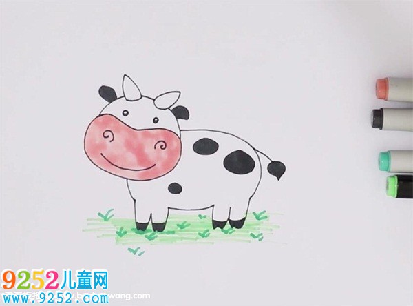 奶牛<a href=http://www.inspiredelm.com/jianbihua/ target=_blank class=infotextkey>簡筆畫</a>