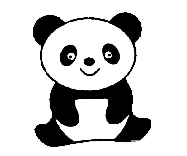 熊貓兒童<a href=http://www.inspiredelm.com/jianbihua/ target=_blank class=infotextkey>簡(jiǎn)筆畫</a>步驟