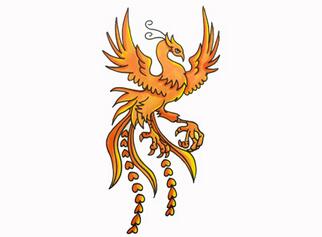 火鳳凰怎么畫？