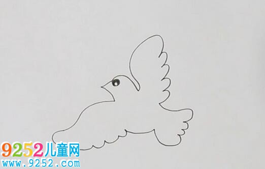 一筆畫飛鳥