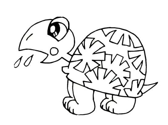 簡(jiǎn)單可愛小烏龜簡(jiǎn)筆
