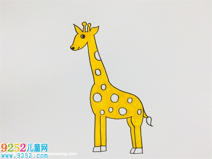 怎么畫長頸鹿