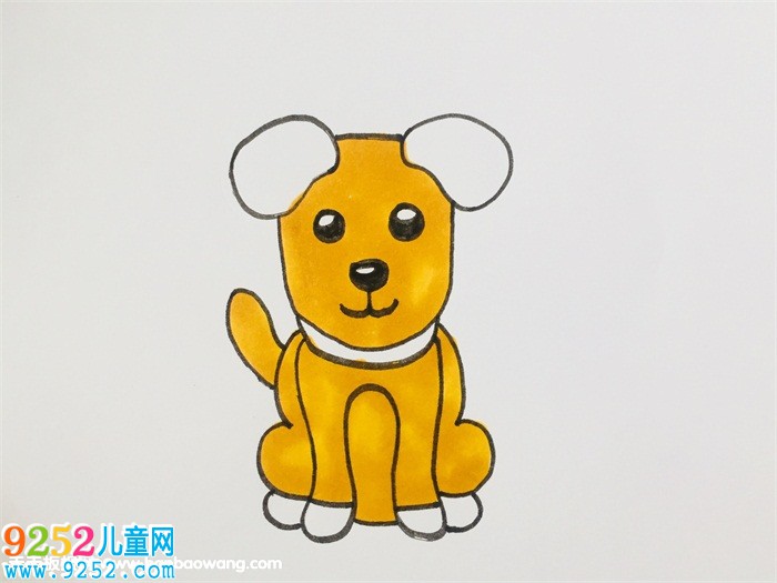小狗怎么畫簡單又漂亮