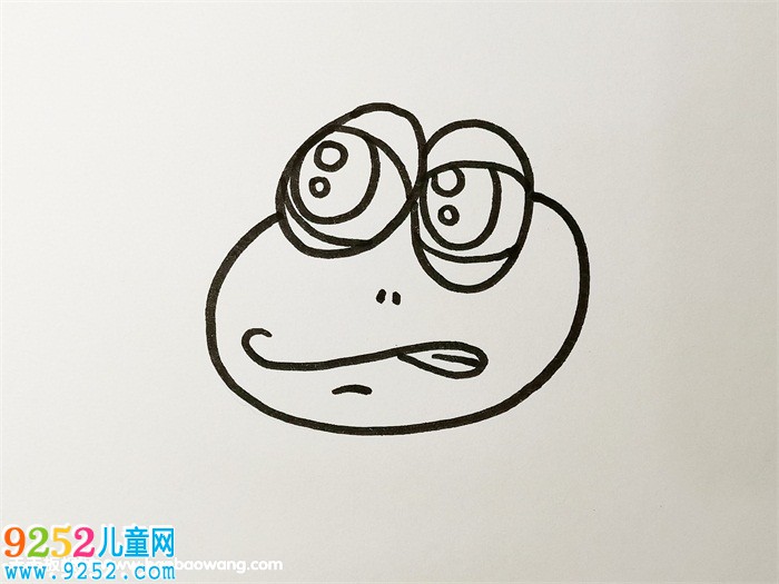 青蛙怎么畫一步一步教