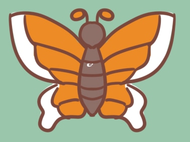 簡(jiǎn)單的蝴蝶上色<a href=http://www.inspiredelm.com/jianbihua/ target=_blank class=infotextkey>簡(jiǎn)筆畫</a>要怎么畫