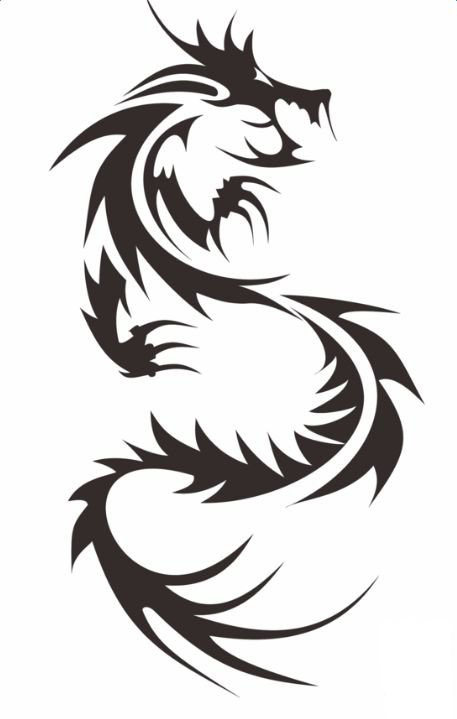 霸氣的龍<a href=http://www.inspiredelm.com/jianbihua/ target=_blank class=infotextkey>簡筆畫</a>圖片_龍兒童繪畫作品圖集