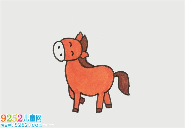 小馬怎么畫