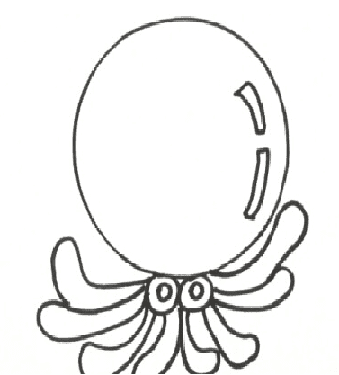 章魚兒童簡(jiǎn)筆
