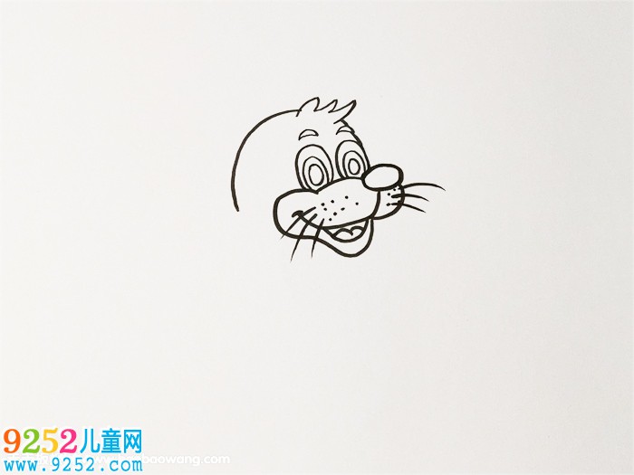 可愛海豹<a href=http://www.inspiredelm.com/jianbihua/ target=_blank class=infotextkey>簡筆畫</a>彩色