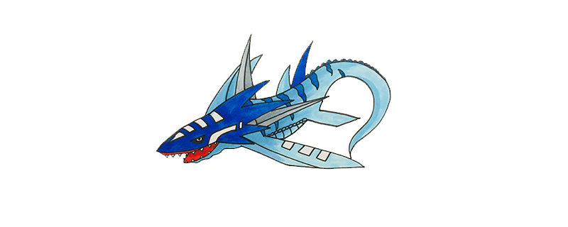海王龍怎么畫