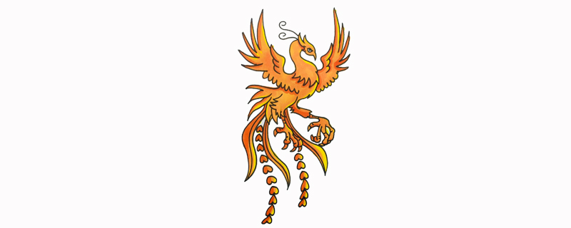 火鳳凰怎么畫