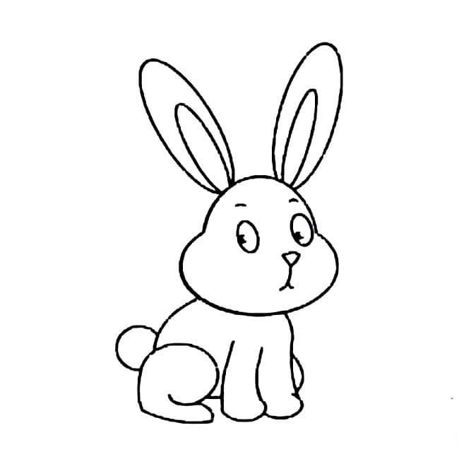 奔跑的小兔子<a href=http://www.inspiredelm.com/jianbihua/ target=_blank class=infotextkey>簡(jiǎn)筆畫(huà)</a>圖片_兔子兒童繪畫(huà)作品圖集