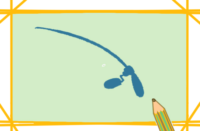 簡單的魚竿上色<a href=http://www.inspiredelm.com/jianbihua/ target=_blank class=infotextkey>簡筆畫</a>要怎么畫