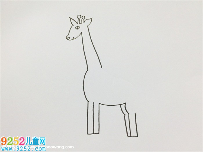 怎么畫長頸鹿