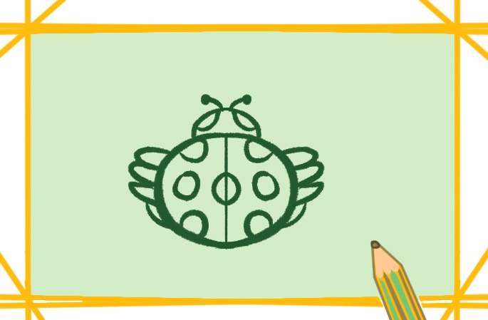 簡(jiǎn)單可愛的瓢蟲<a href=http://www.inspiredelm.com/jianbihua/ target=_blank class=infotextkey>簡(jiǎn)筆畫</a>圖片怎么畫