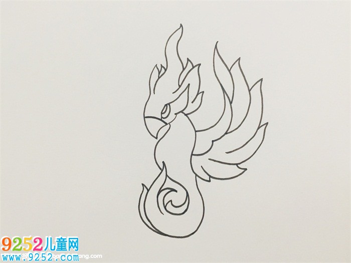 朱雀怎么畫
