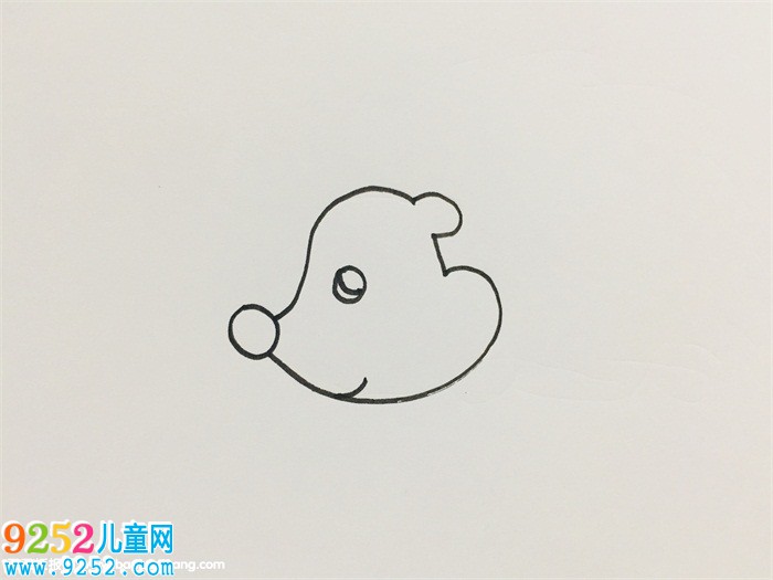 刺猬簡單畫法