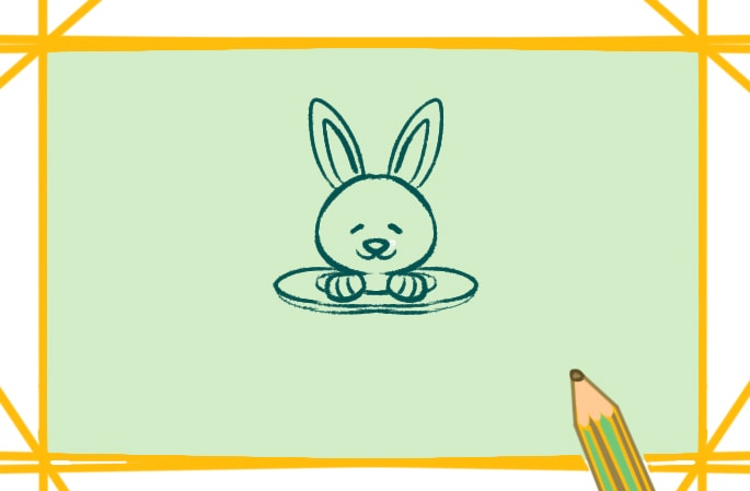 大耳朵小白兔<a href=http://www.inspiredelm.com/jianbihua/ target=_blank class=infotextkey>簡筆畫</a>圖片怎么畫