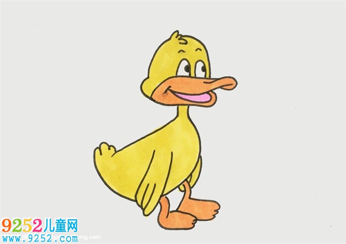 小鴨子怎么畫