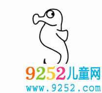 2種海馬簡(jiǎn)筆 畫法