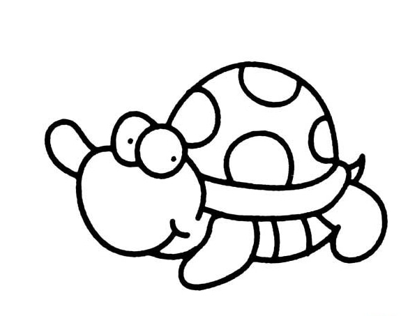 簡(jiǎn)單可愛小烏龜簡(jiǎn)筆