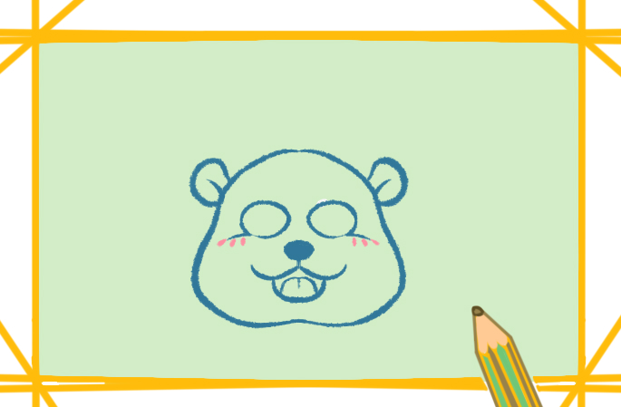胖胖的小熊貓上色<a href=http://www.inspiredelm.com/jianbihua/ target=_blank class=infotextkey>簡筆畫</a>要怎么畫
