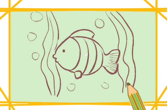 簡(jiǎn)單的小魚(yú)<a href=http://www.inspiredelm.com/jianbihua/ target=_blank class=infotextkey>簡(jiǎn)筆畫(huà)</a>圖片怎么畫(huà)