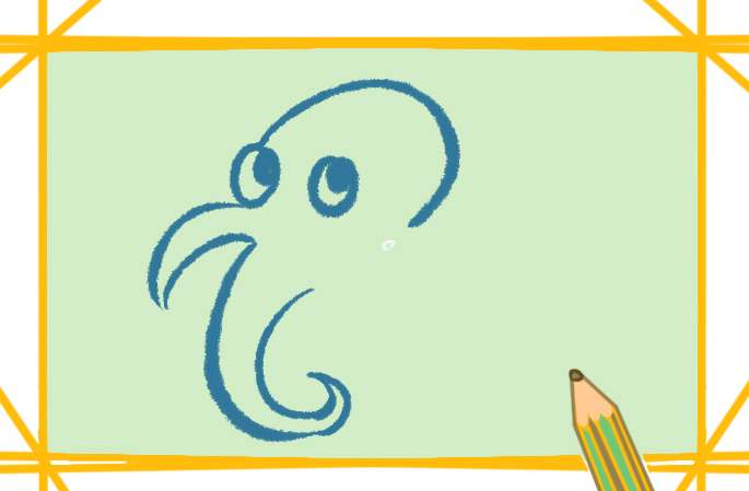 紅色的大章魚(yú)上色<a href=http://www.inspiredelm.com/jianbihua/ target=_blank class=infotextkey>簡(jiǎn)筆畫(huà)</a>要怎么畫(huà)