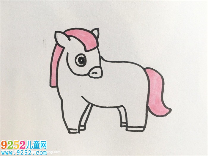 簡單又好畫的小馬